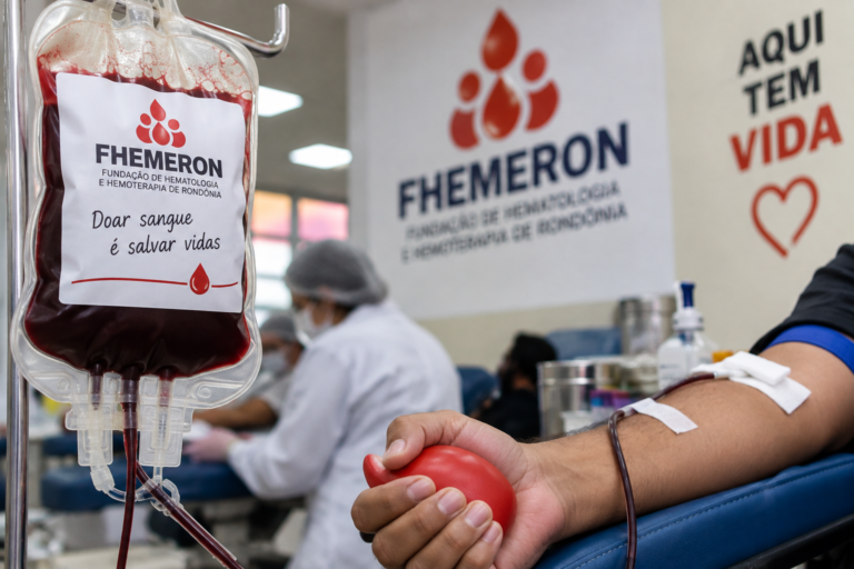 SINAL VERMELHO NA SAÚDE — Estoque de sangue chega a nível crítico em Rondônia e Fhemeron pede ajuda 5 SINAL VERMELHO NA SAÚDE — Estoque de sangue chega a nível crítico em Rondônia e Fhemeron pede ajuda
