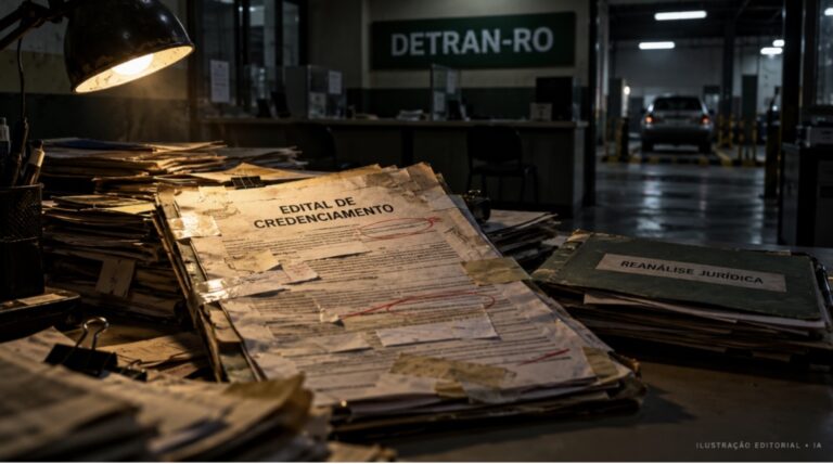 CREDENCIAMENTO NO ESCURO: Detran-RO dispensa nova análise da Procuradoria, publica edital com texto copiado de outro certame e deixa o risco com as empresas 12 CREDENCIAMENTO NO ESCURO: Detran-RO dispensa nova análise da Procuradoria, publica edital com texto copiado de outro certame e deixa o risco com as empresas